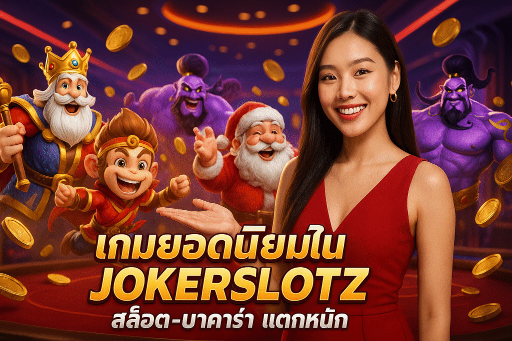 เกมยอดนิยมใน JOKERSLOTZ สล็อต-บาคาร่า แตกหนัก