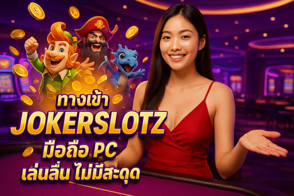 ทางเข้า JOKERSLOTZ มือถือ PC เล่นลื่น ไม่มีสะดุด